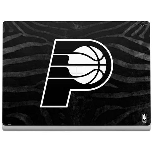 NBA Indiana Pacers Black Animal Print Surface Book 2 15in Skin